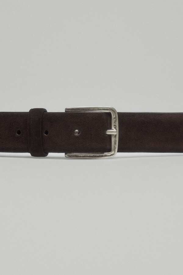 Pedro del Hierro Plain leather belt Brown