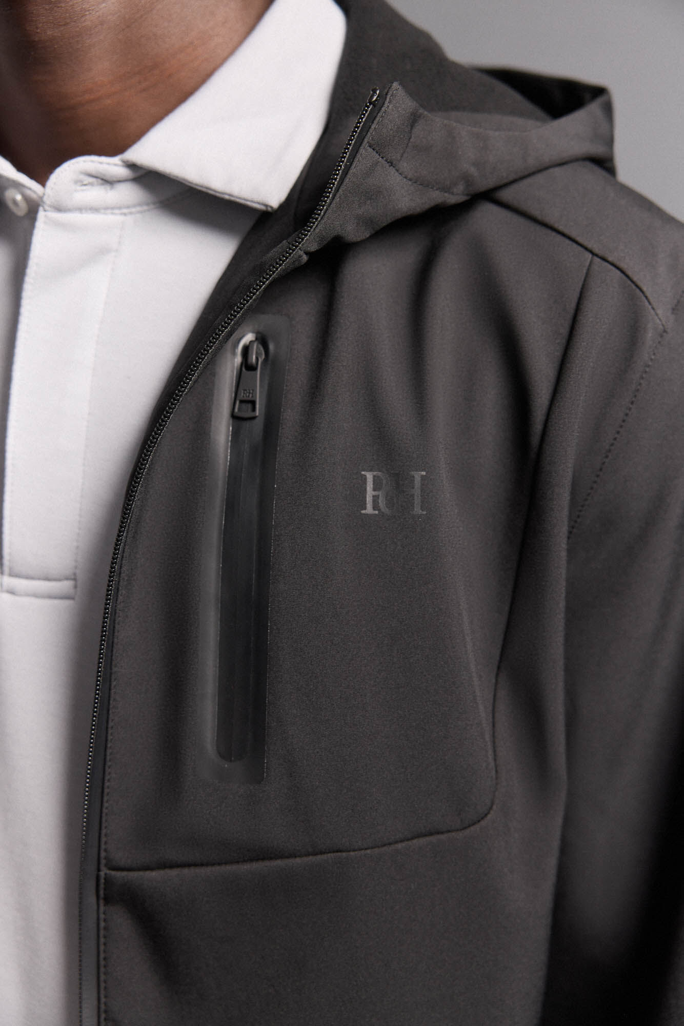 Pedro del Hierro Plain golf jacket Black