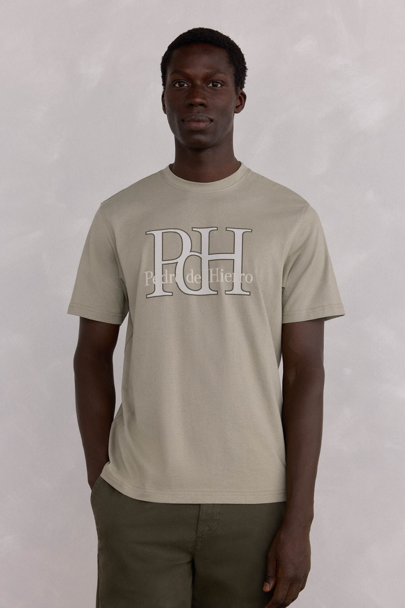 Pedro del Hierro T-shirt logo Green