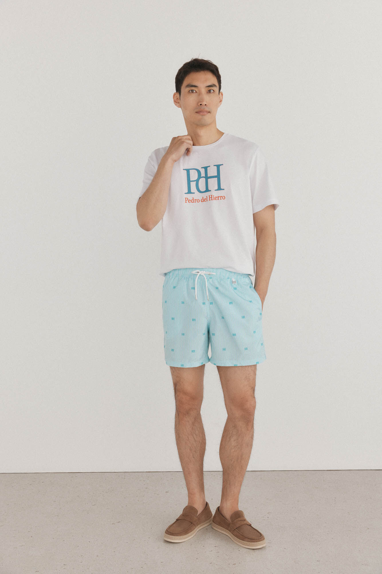 Pedro del Hierro Logo T-shirt White