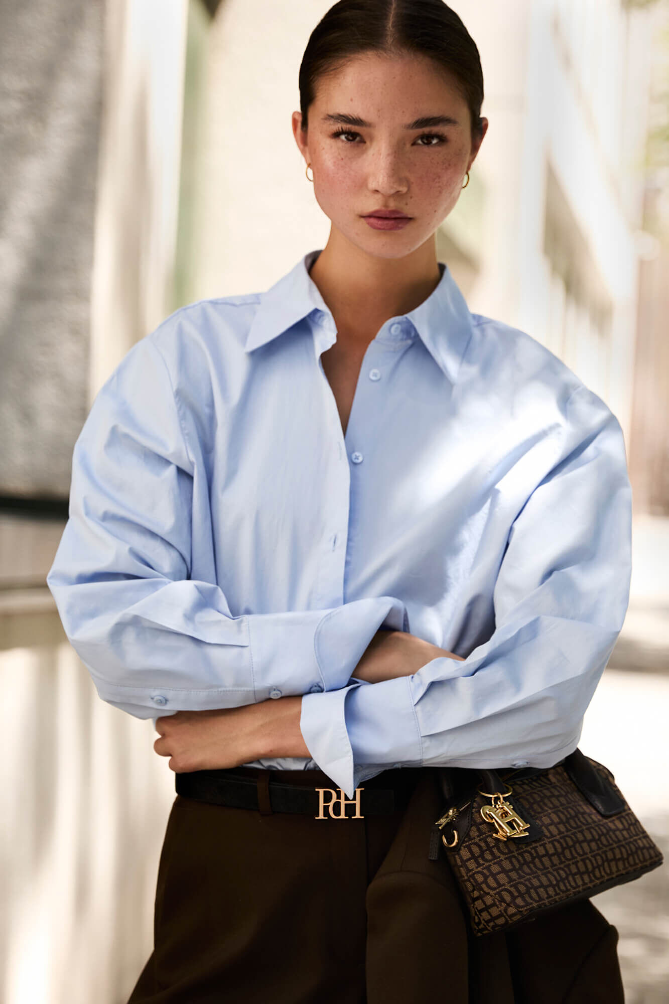 Pedro del Hierro Camisa oversize lisa