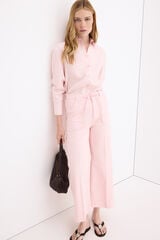 Pedro del Hierro Wide flare jeans Pink