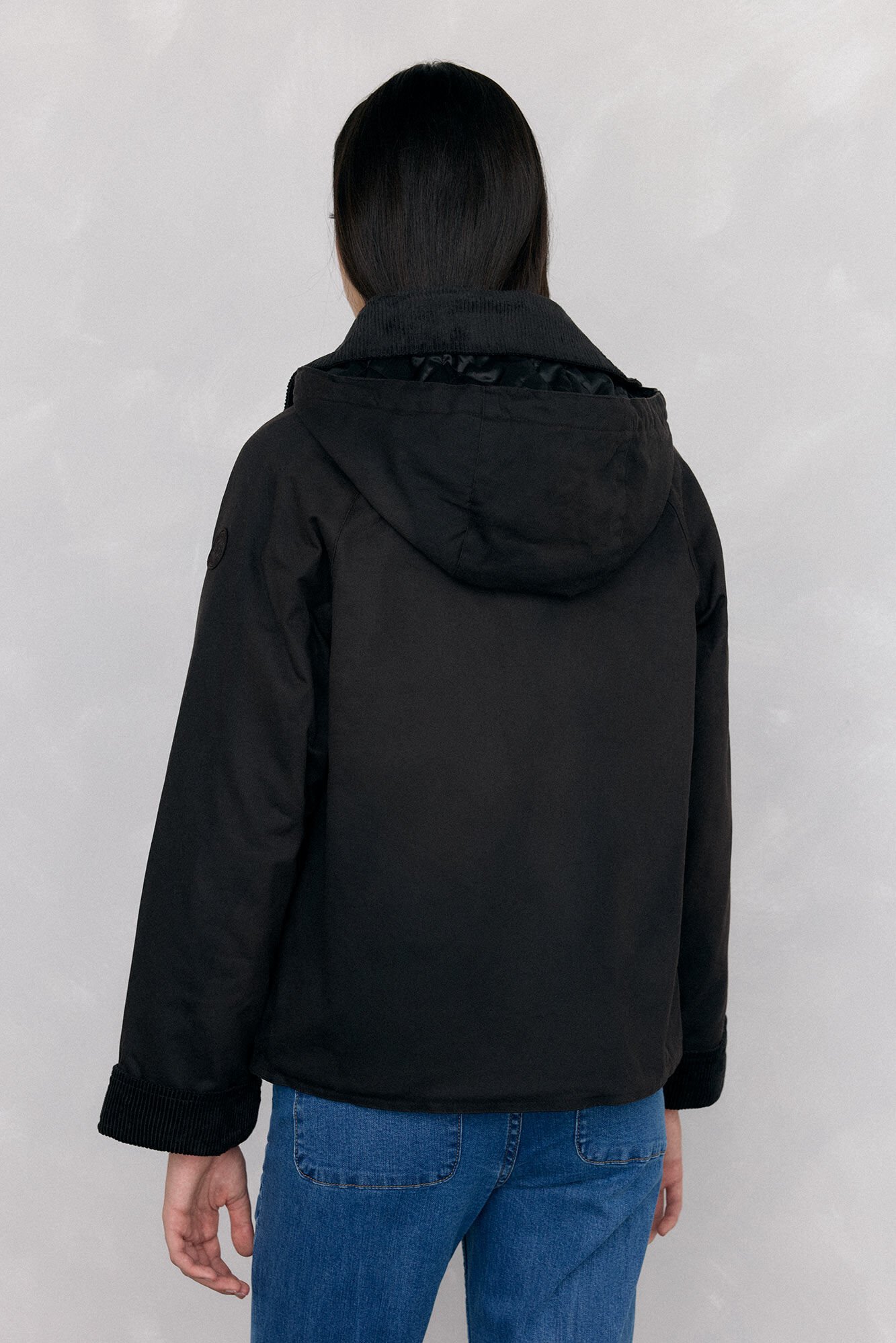 Pedro del Hierro Parka acolchoada em tecido encerado Marrom