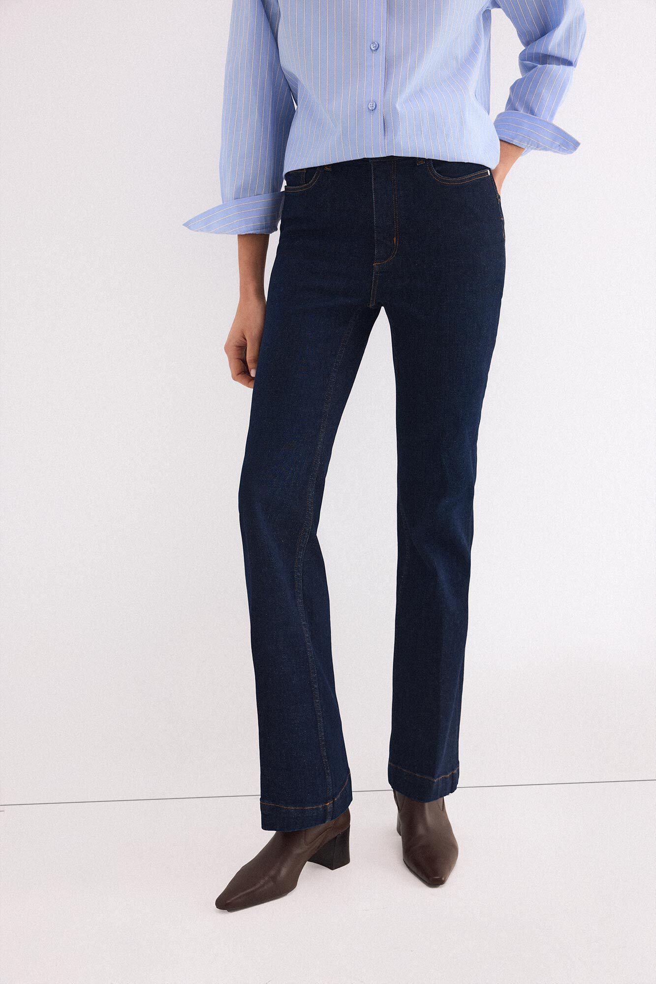 Pedro del Hierro Push up flare jeans Blue