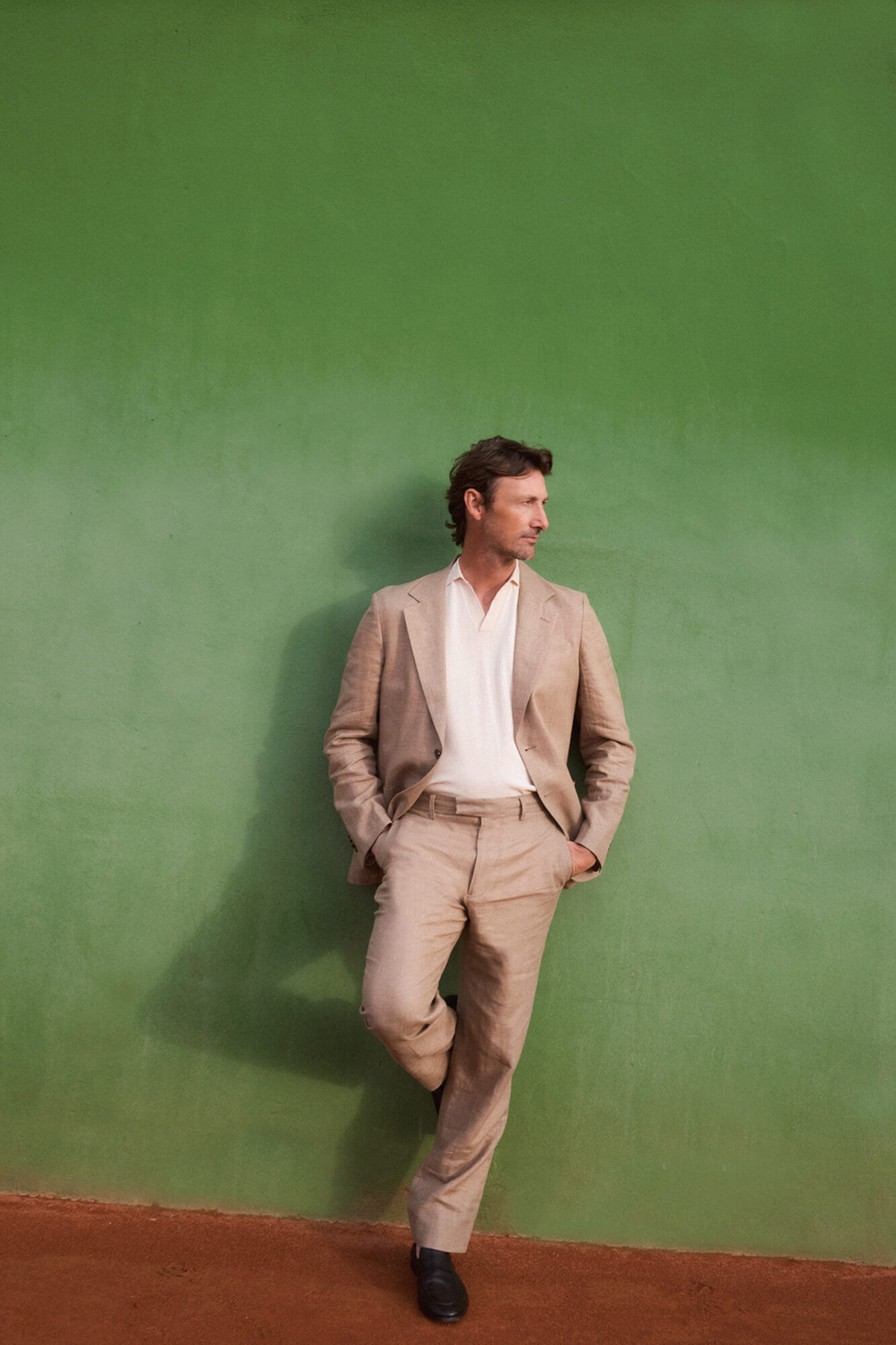 Pedro del Hierro Linen blend coordinated trousers