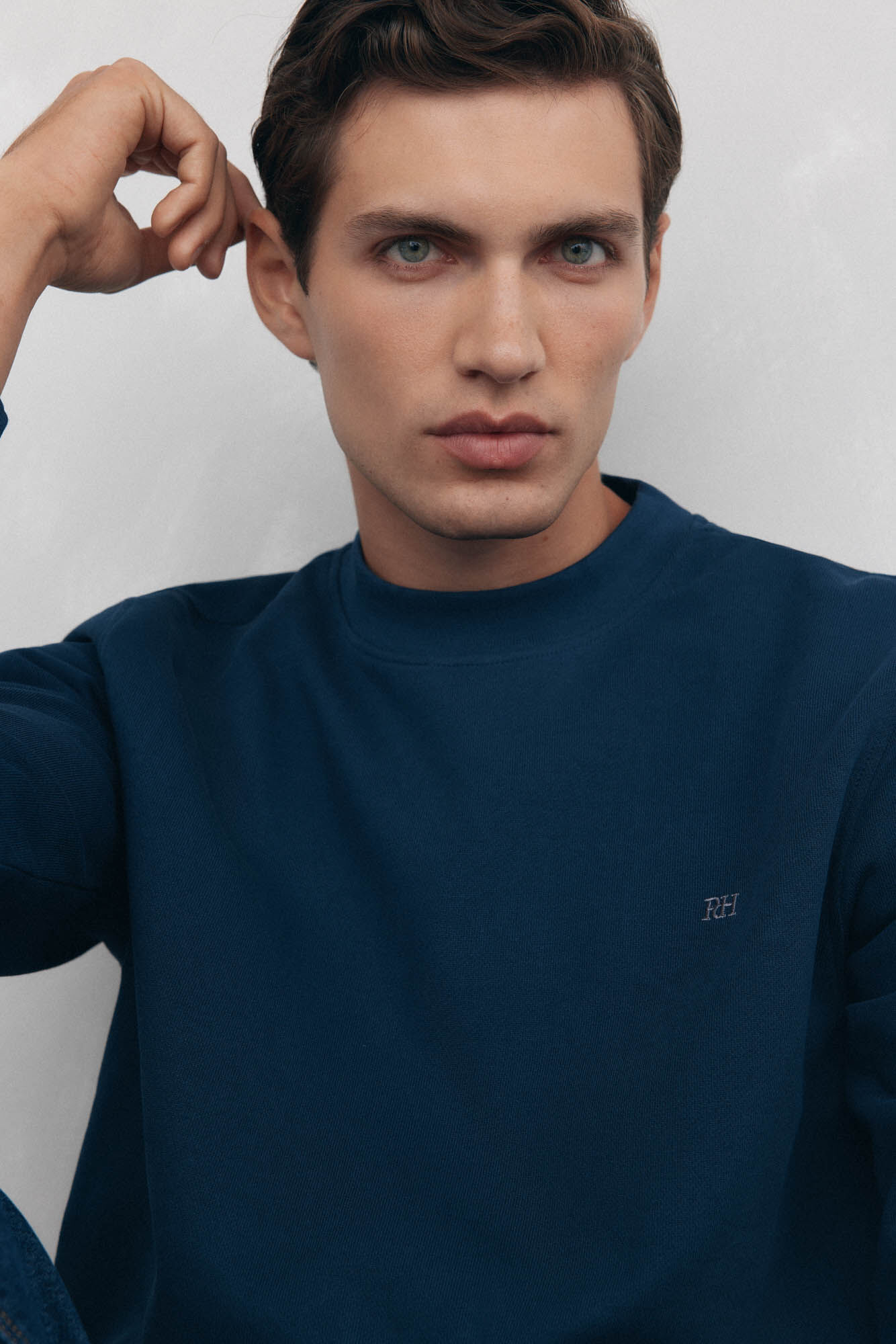 Pedro del Hierro Crew-neck sweatshirt Blue
