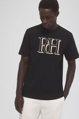 Pedro del Hierro Logo T-shirt Black