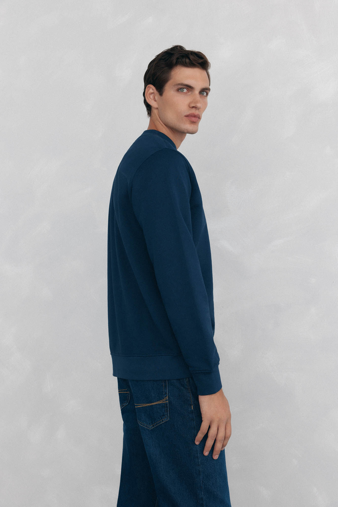 Pedro del Hierro Crew-neck sweatshirt Blue