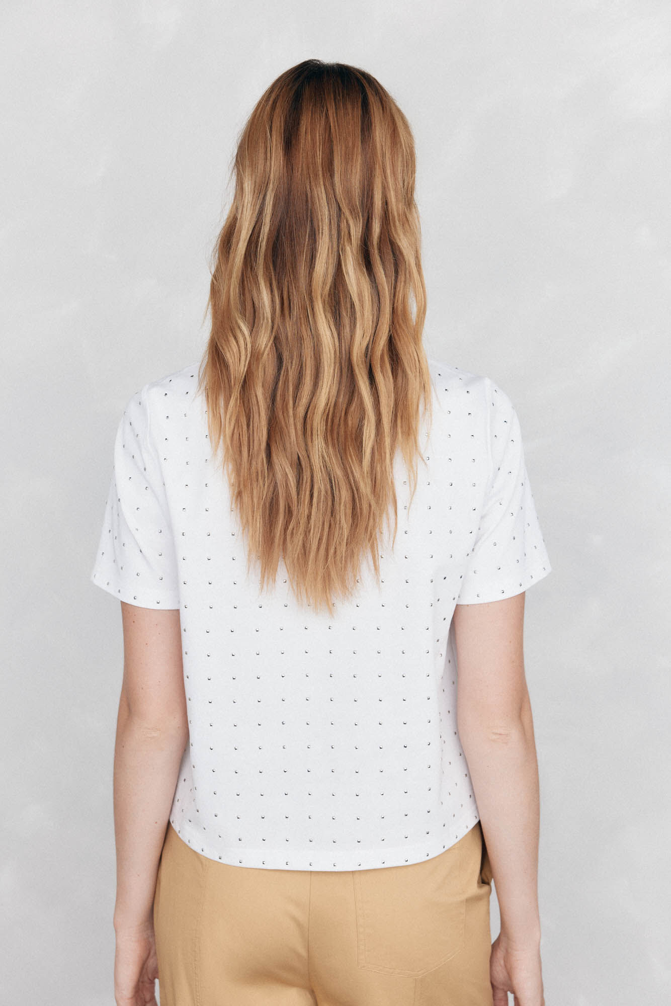 Pedro del Hierro Mini studded t-shirt White