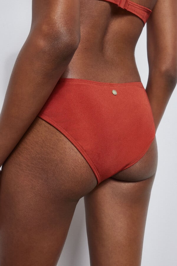 Pedro del Hierro Classic bikini bottoms with front detail Orange
