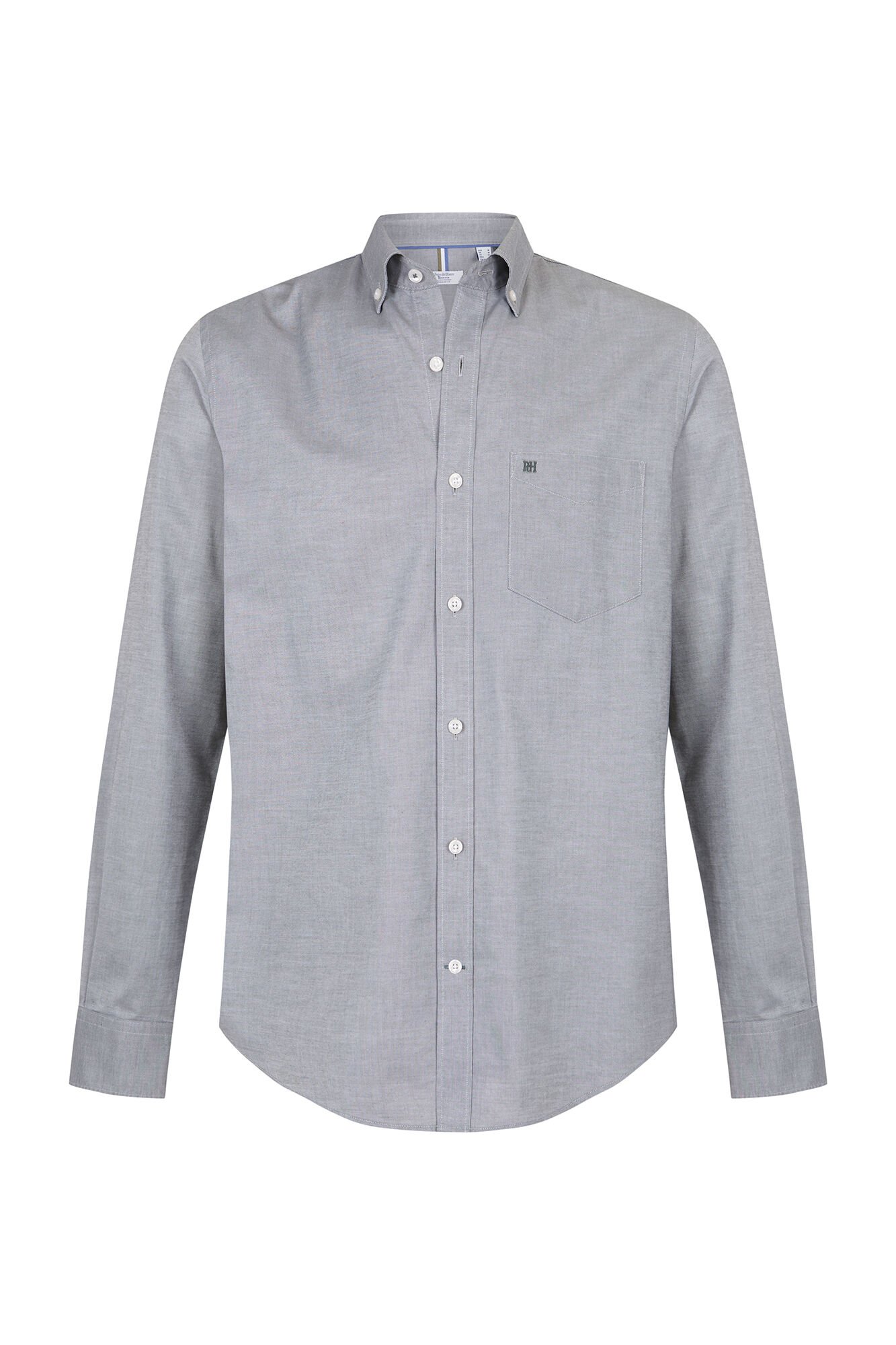 Pedro del Hierro Plain non-iron Oxford shirt Green