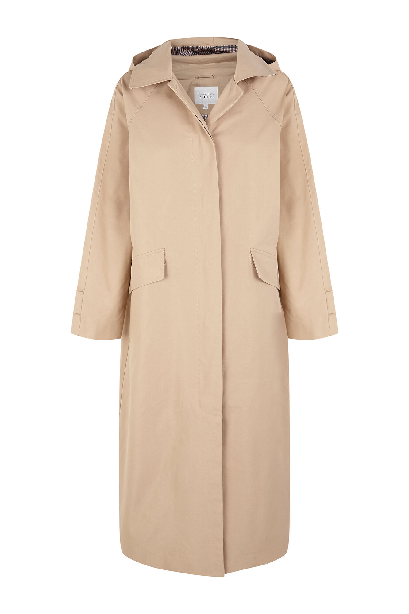 TFP by Tamara Falc&oacute; Parka comprida capuz Beige