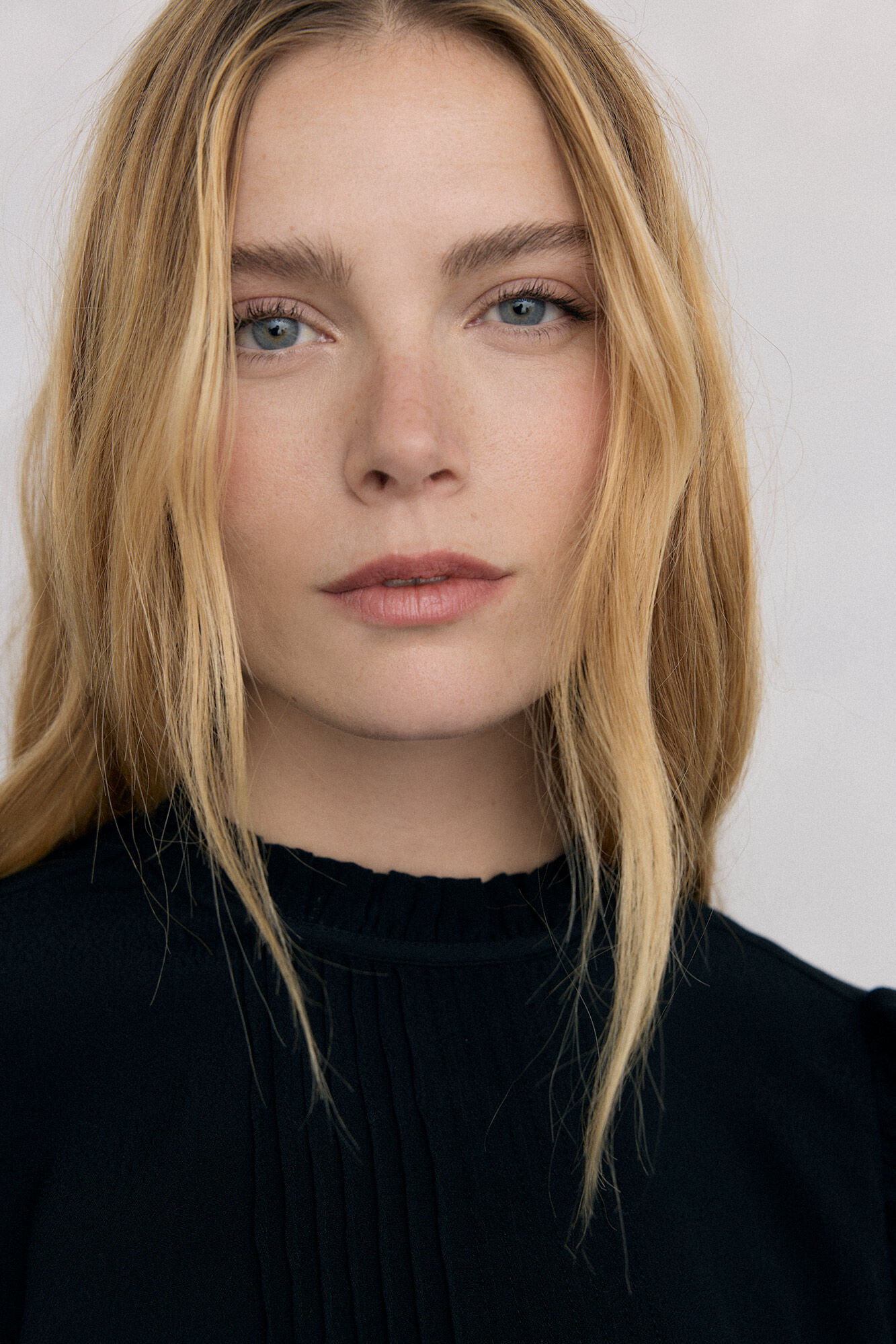 Pedro del Hierro Blusa de chiffon com babados