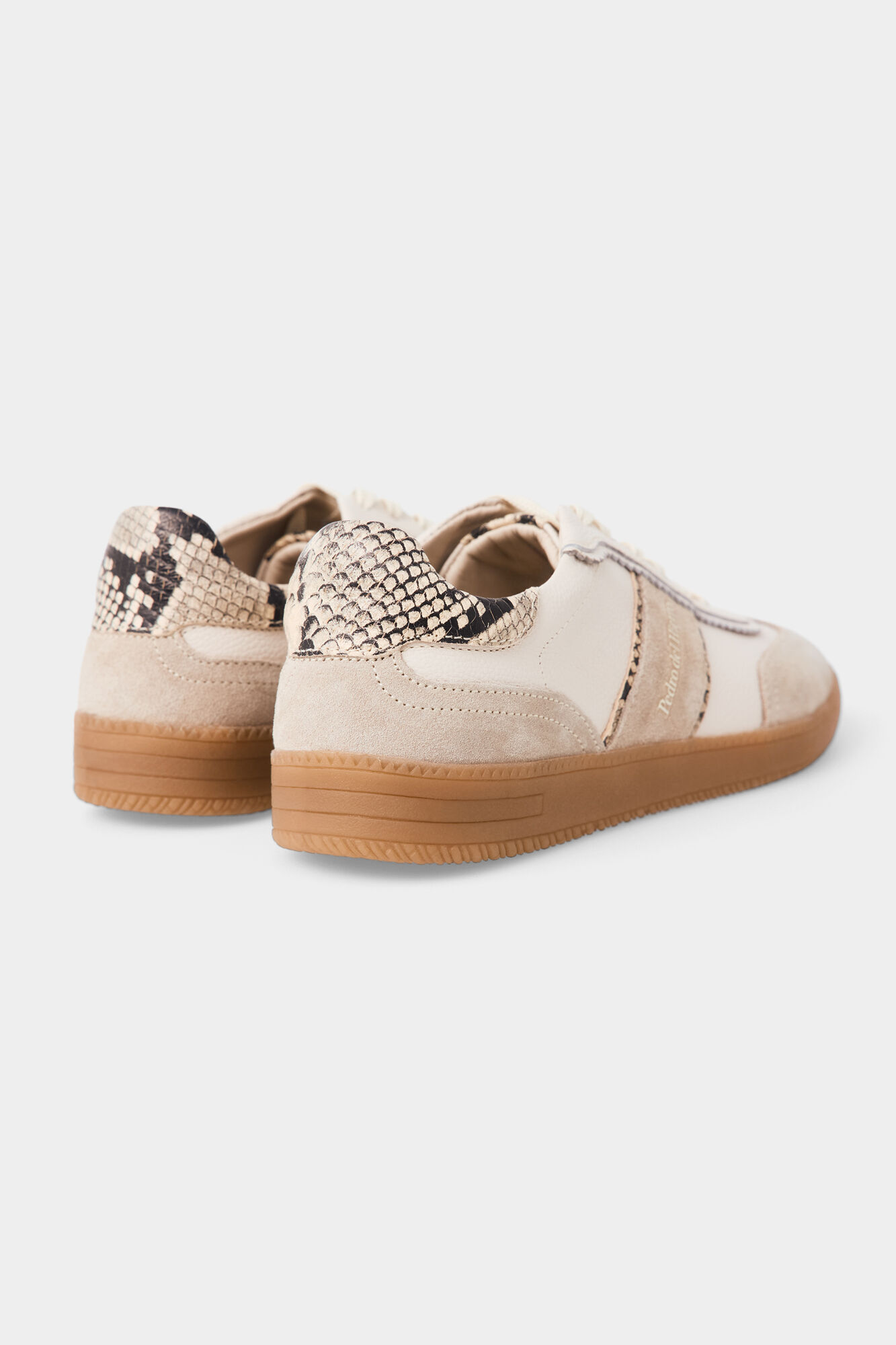 Pedro del Hierro Split leather trainers Beige