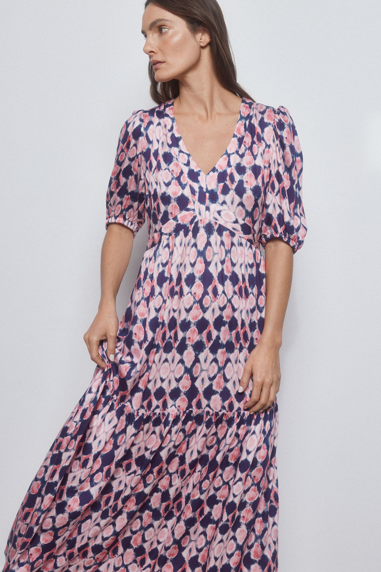 Pedro del Hierro Printed tunic dress Blue