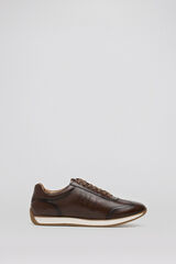 Pedro del Hierro New icon rubber sole trainer  Brown