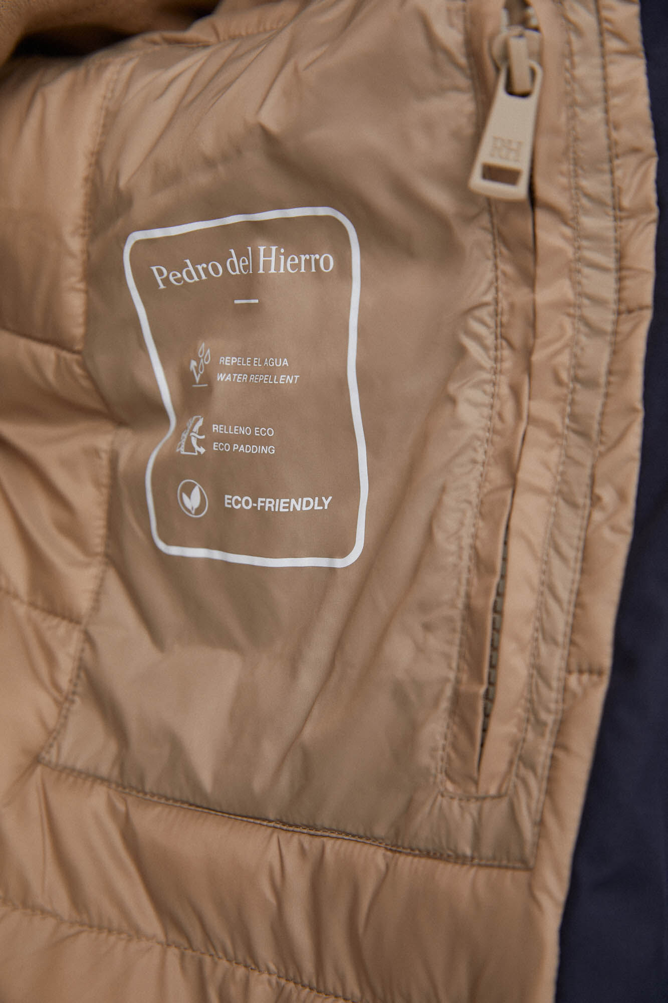 Pedro del Hierro Sobrecamisa con capucha Azul