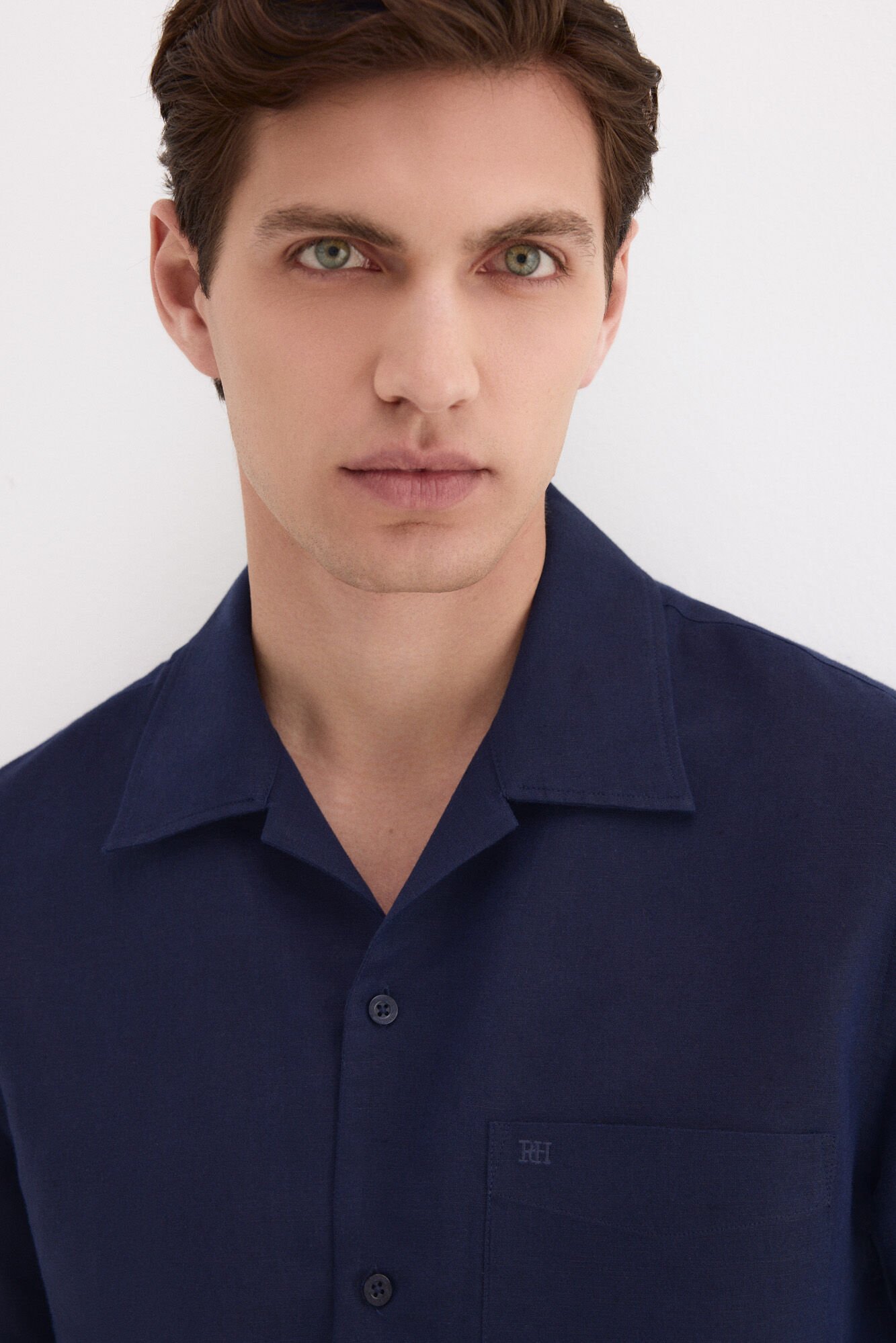 Pedro del Hierro Linen cotton short sleeve shirt