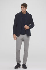 Pedro del Hierro Calças chino premium flex corte regular Cizento