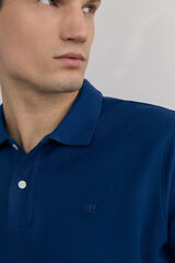 Pedro del Hierro Polo b&aacute;sico piqu&eacute; Azul