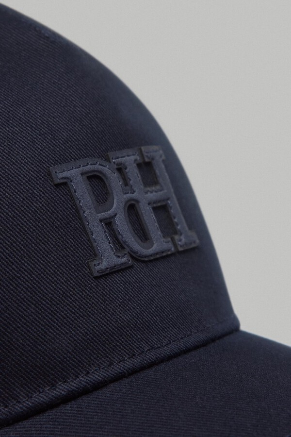 Pedro del Hierro Fabric and mesh baseball cap Blue
