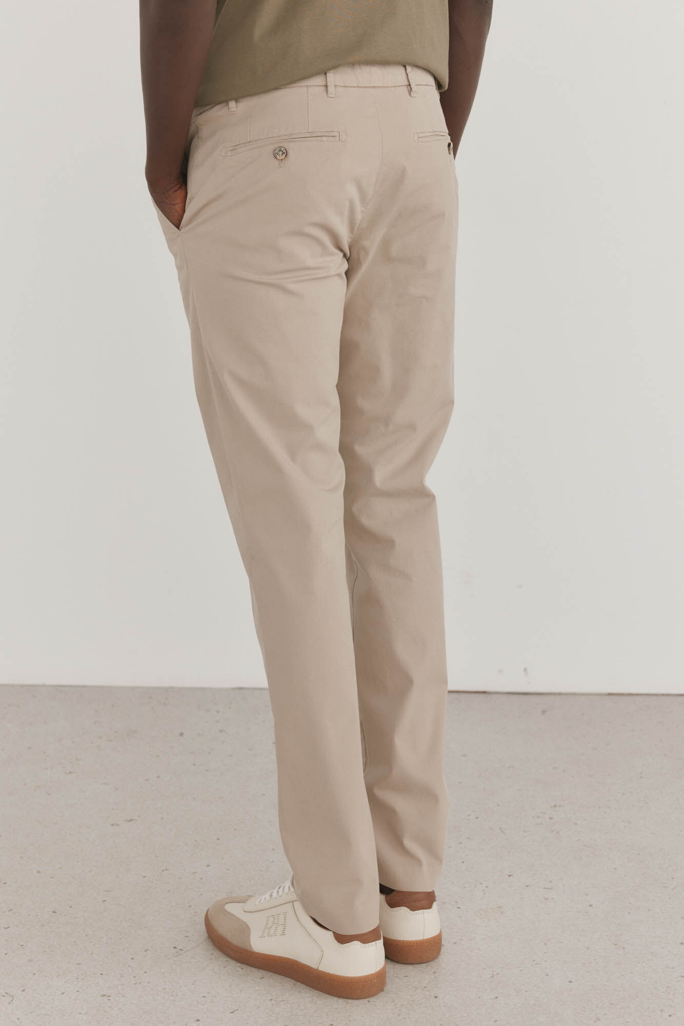 Pedro del Hierro Cal&ccedil;as cal&ccedil;as chino leves e slim fit premium Beige