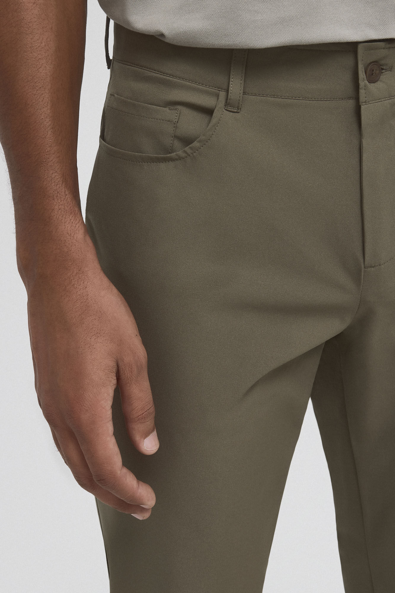 Pedro del Hierro 5 pocket golf pants Green