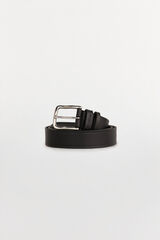 Pedro del Hierro Sport leather belt Black