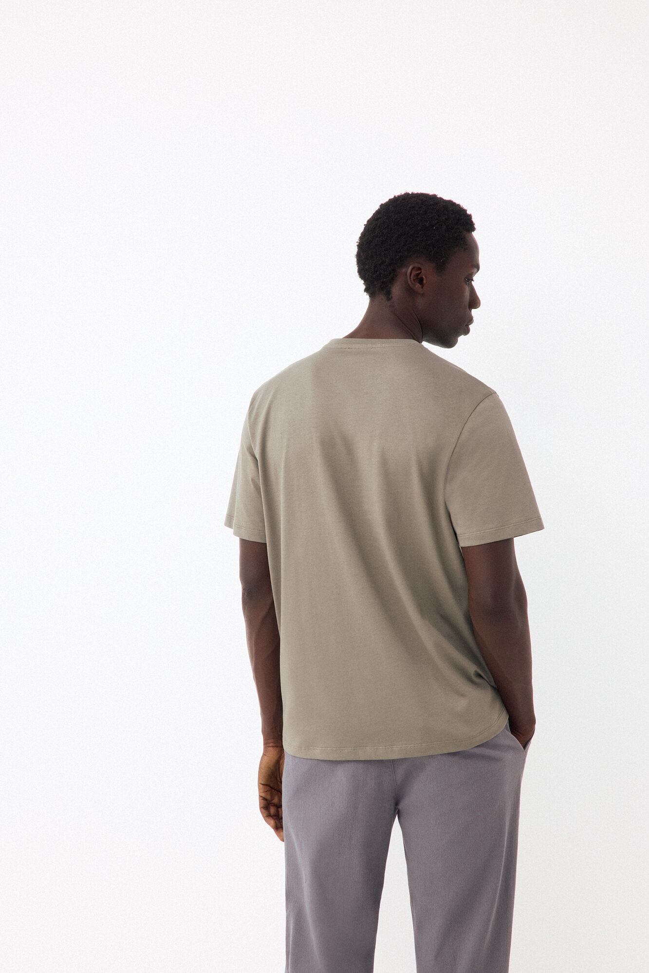 Pedro del Hierro Basic T-shirt Green