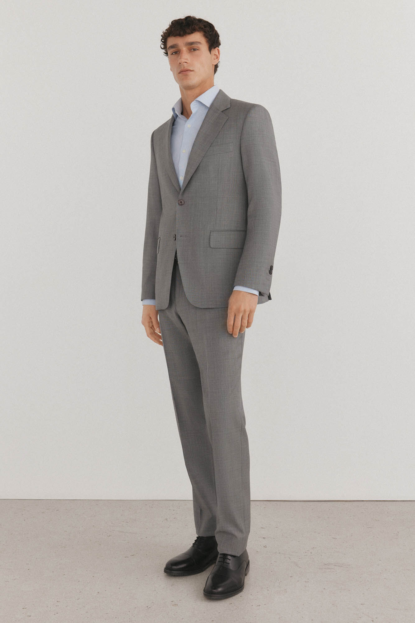 Pedro del Hierro Camisa social lisa que n&atilde;o pode ser passada a ferro + resistente a manchas Azul