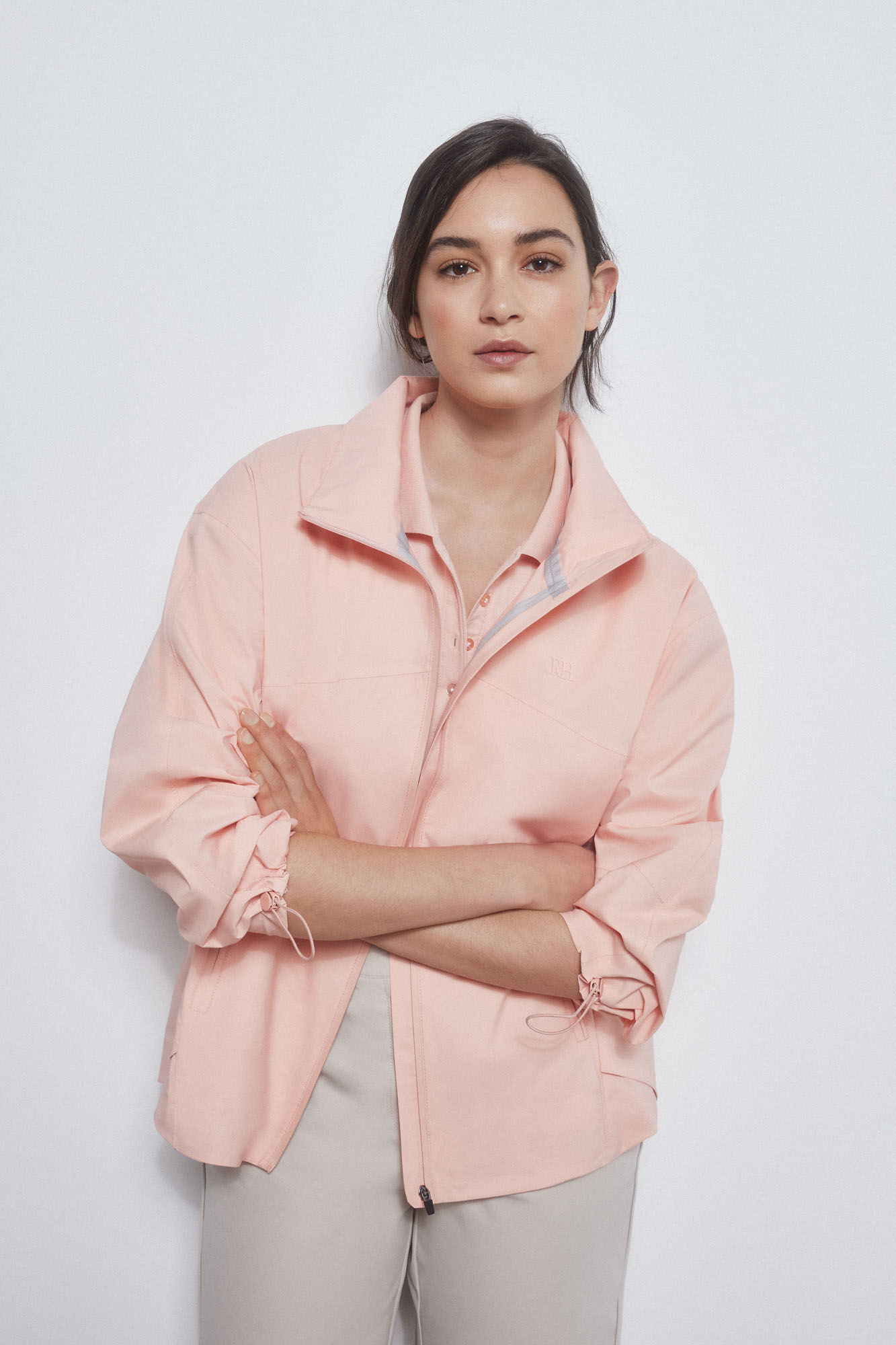 Pedro del Hierro GOLF hooded windbreaker Pink