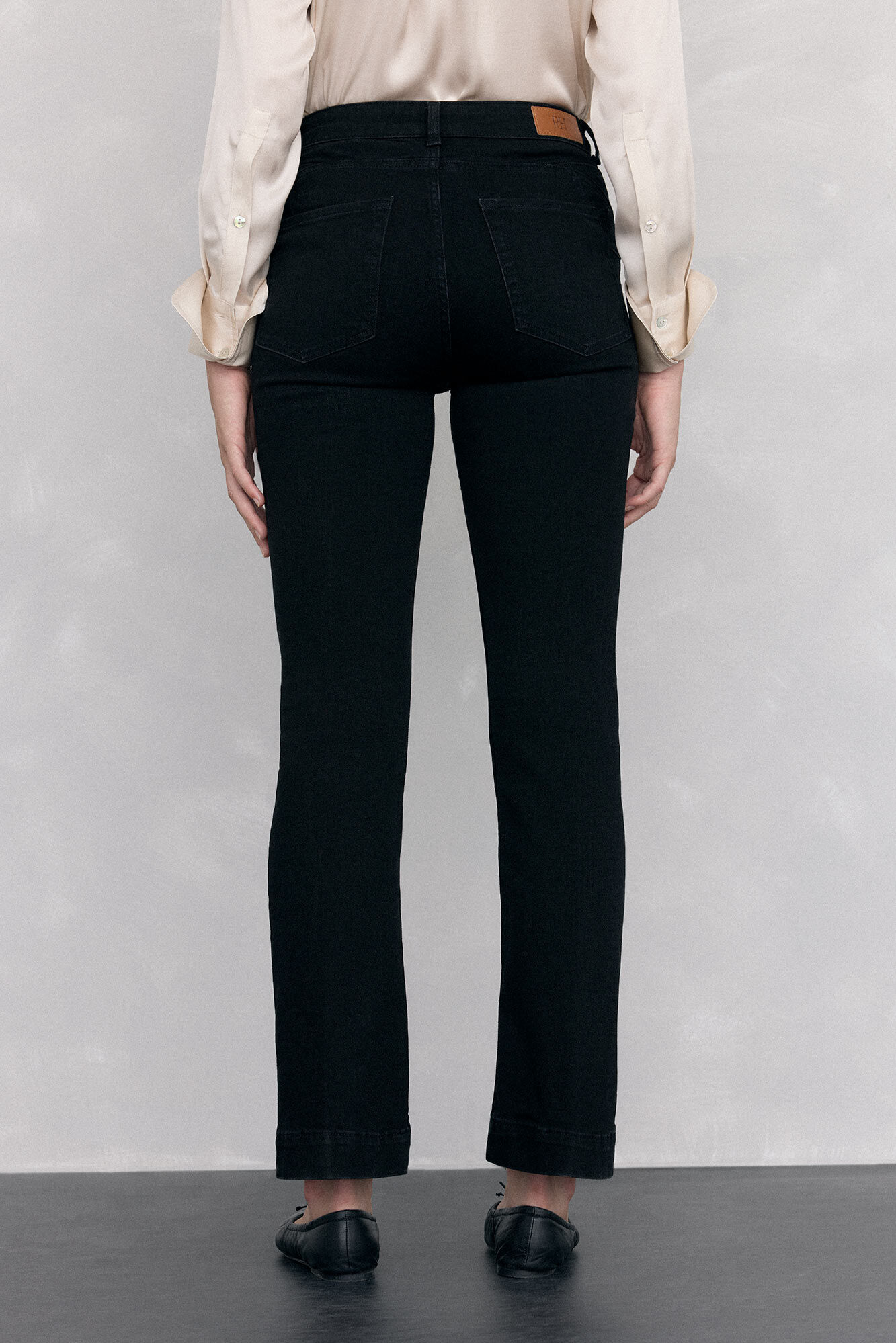 Pedro del Hierro Push up flare jeans Black