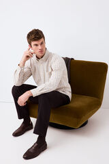 Pedro del Hierro Camisa aos quadrados regular fit Azul