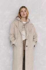 Pedro del Hierro Coat and inner gilet Beige