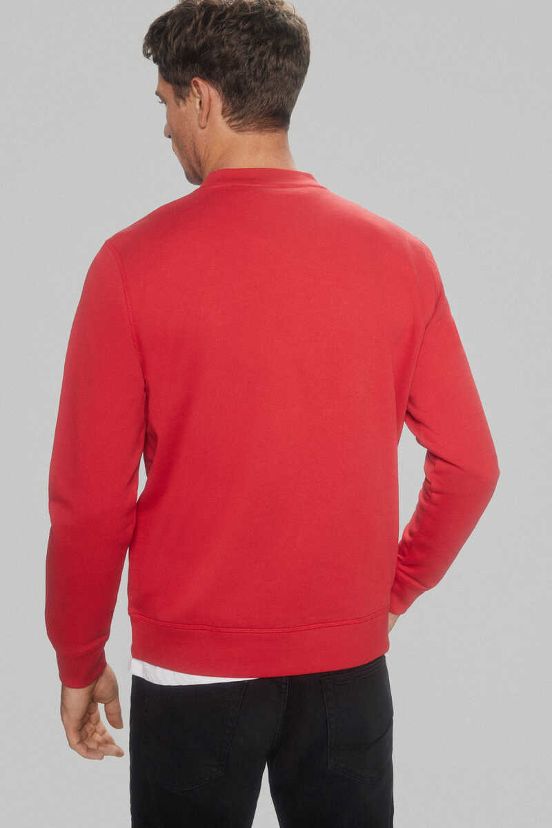 Pedro del Hierro Relief logo sweatshirt Red