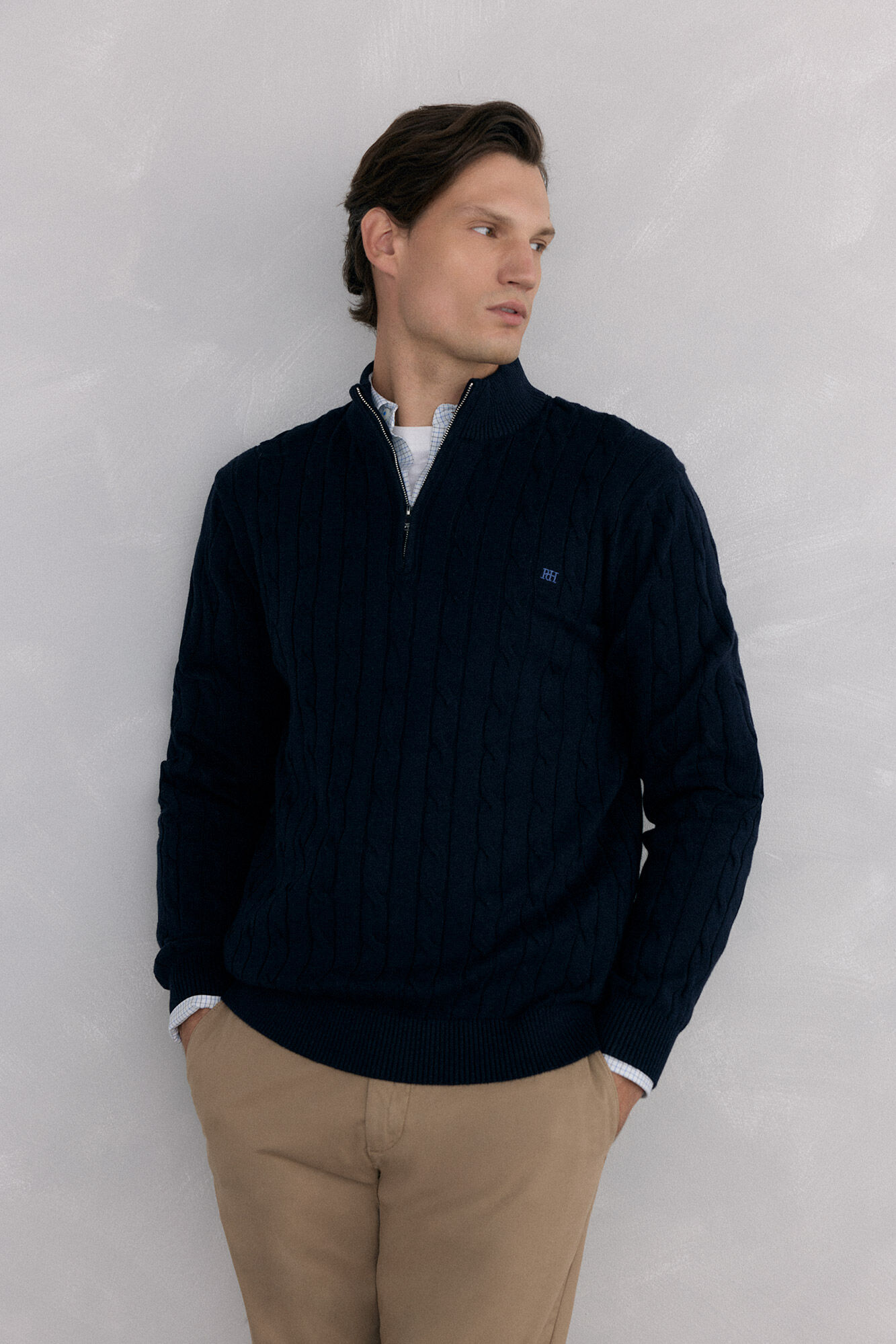 Pedro del Hierro Trucker neck jumper