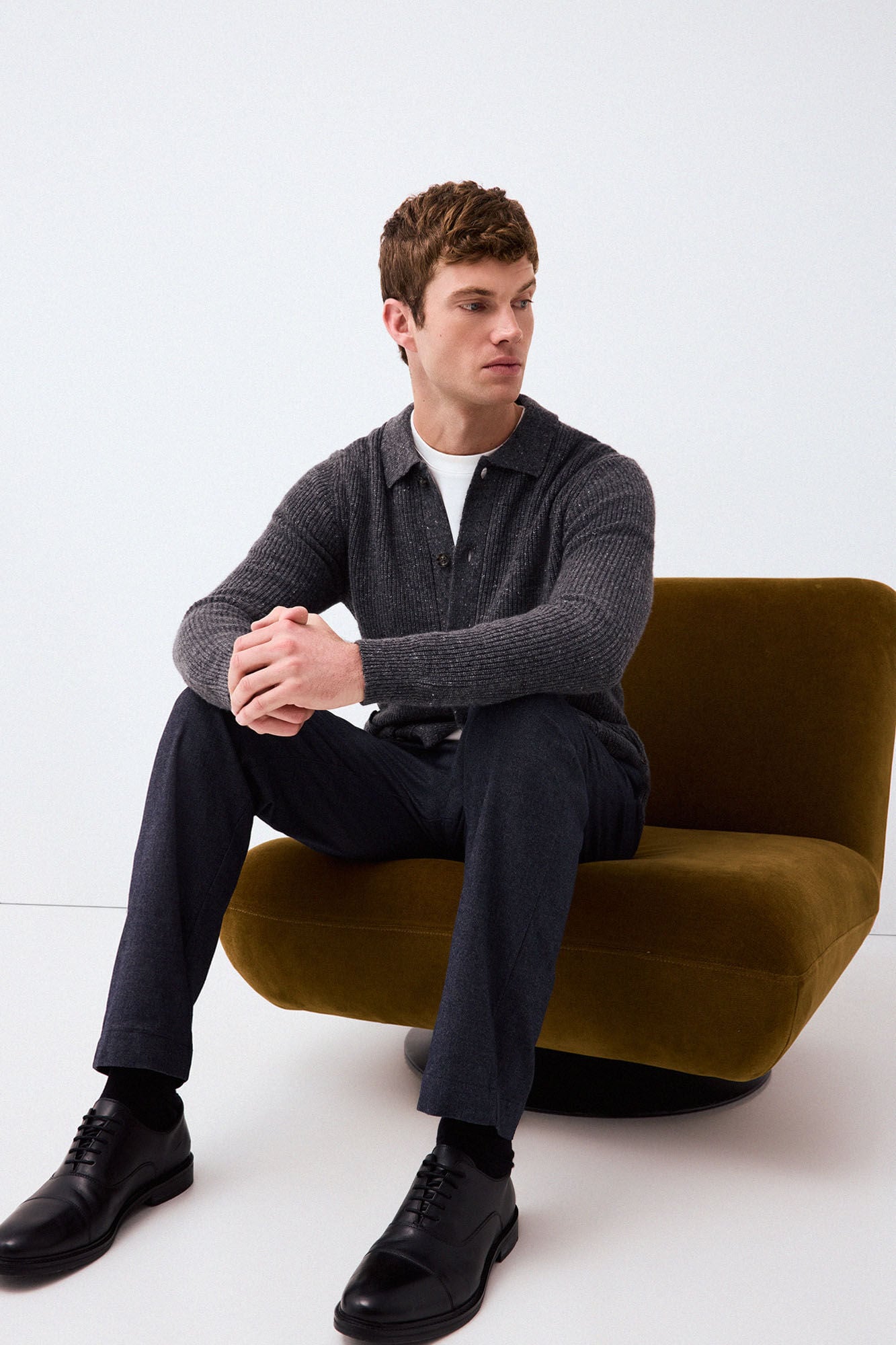 Pedro del Hierro Italian premium yarn knit cardigan