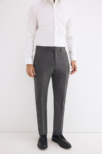 Pedro del Hierro Canvas slim bi-stretch trousers