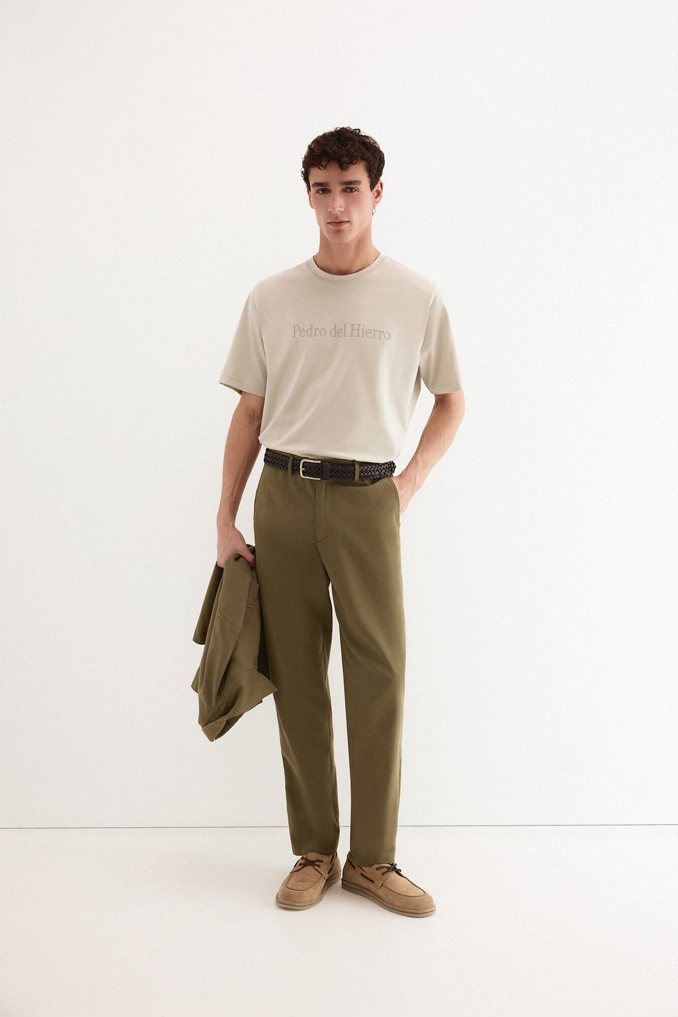 Pedro del Hierro Logo T-shirt Grey