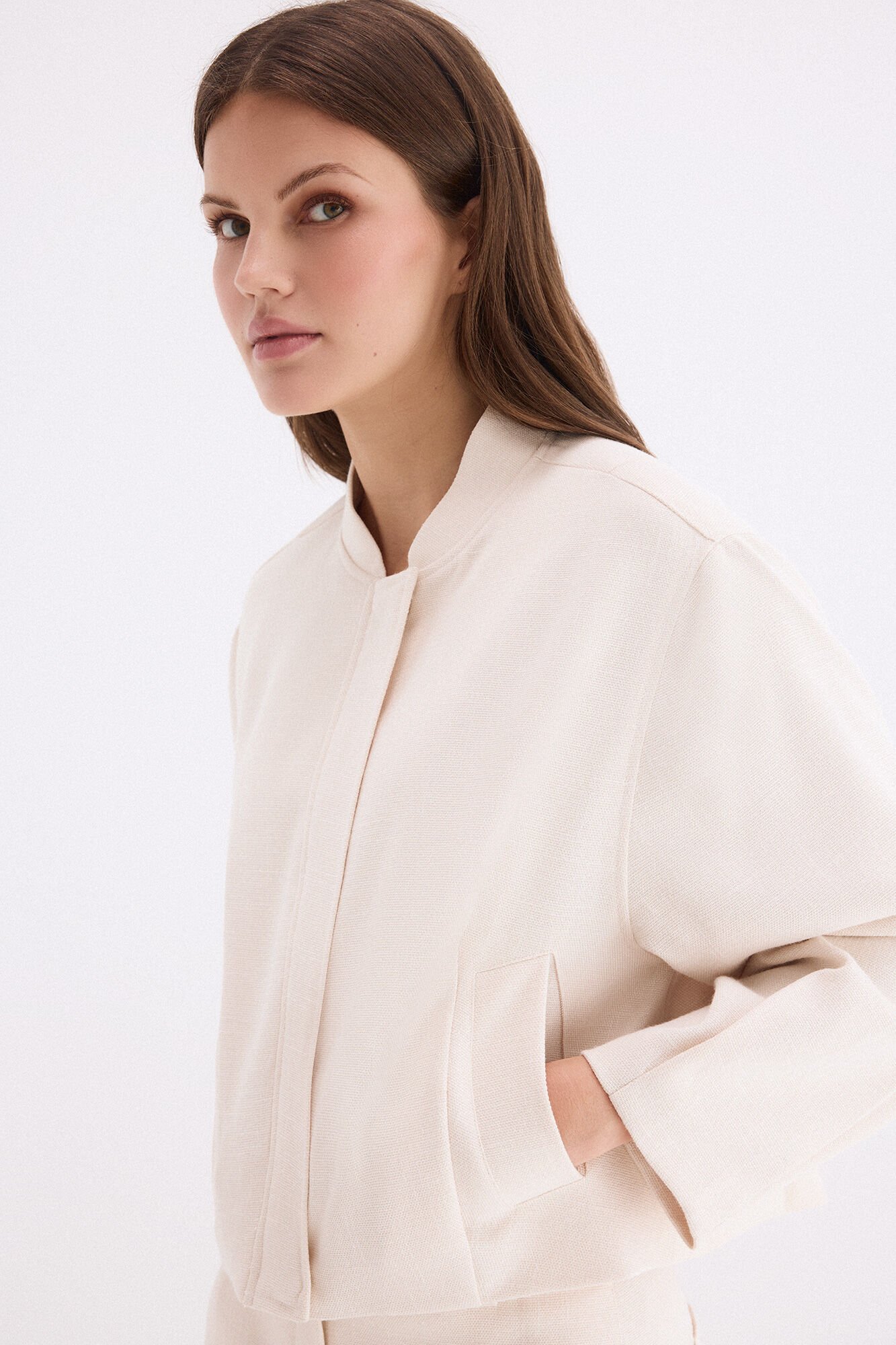 Pedro del Hierro Bomber Ecru