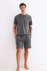 Pedro del Hierro Jersey-knit pyjamas set Grey