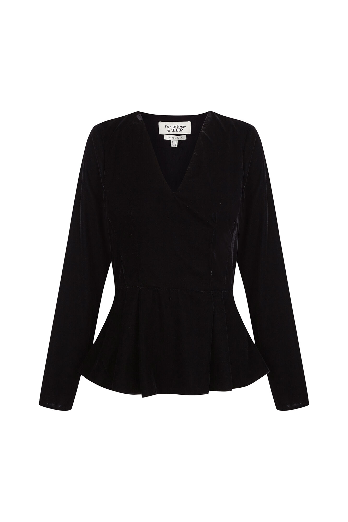 TFP by Tamara Falc&oacute; Velvet top Black