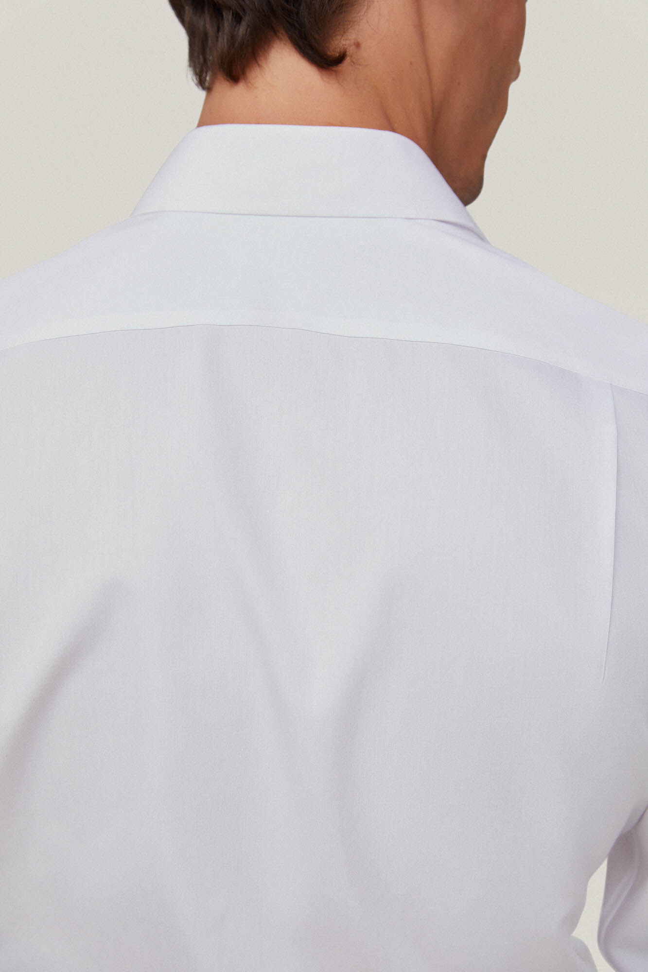 Pedro del Hierro Camisa vestir pinpoint liso non iron + antimanchas White