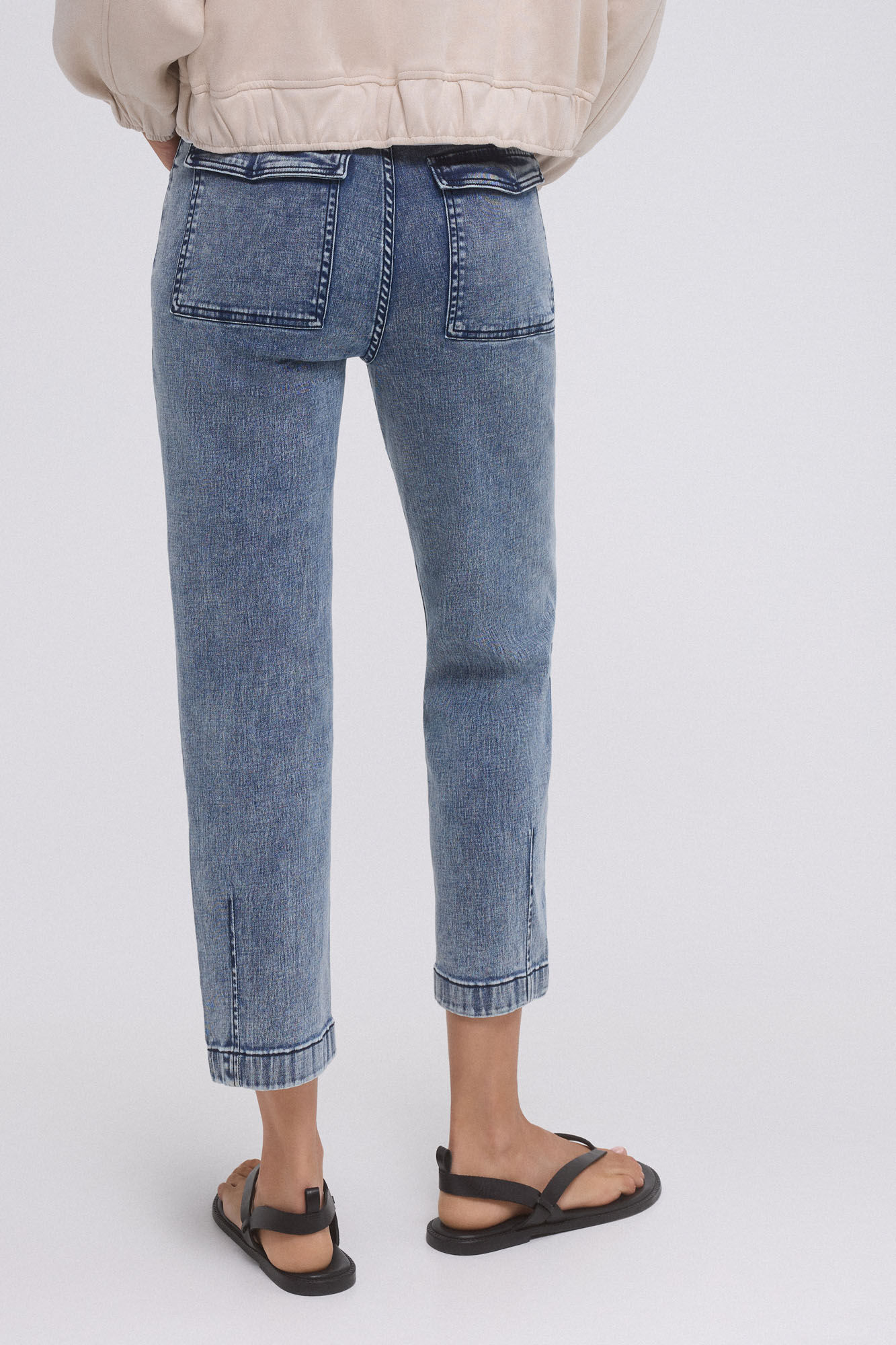 Pedro del Hierro Relaxed slim tencel&trade; lyocell jeans Blue