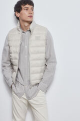 Pedro del Hierro Ultralight waterproof gilet Beige