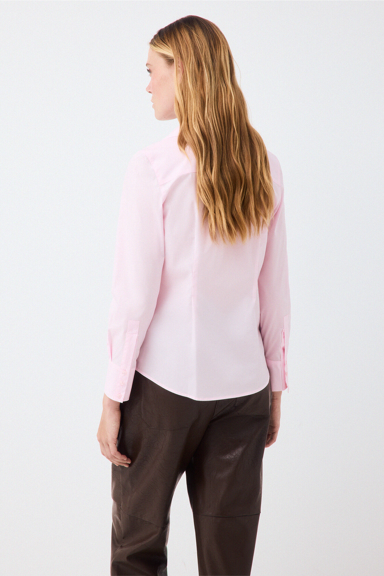 Pedro del Hierro Easy iron basic shirt Purple