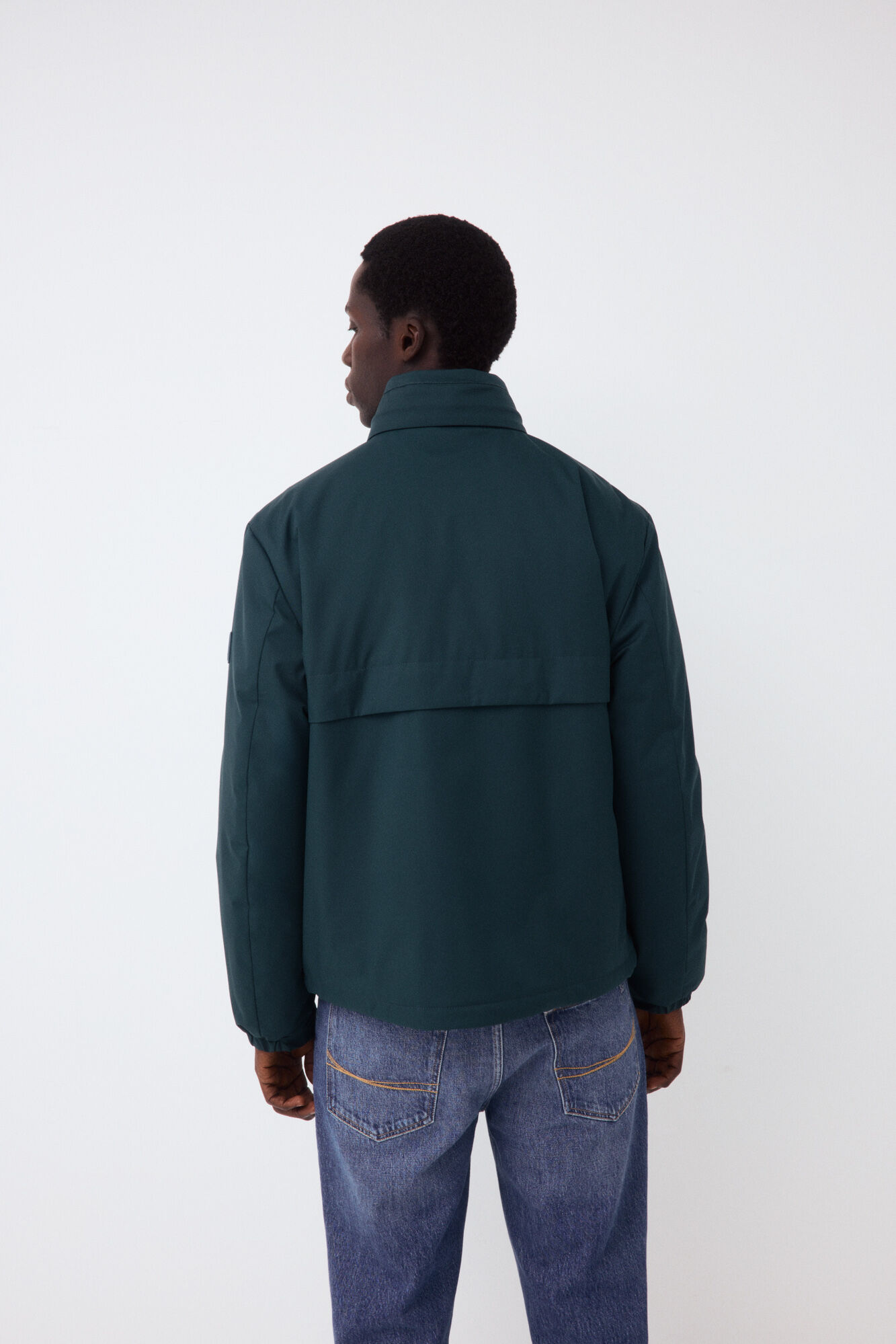Pedro del Hierro Jacket with zip fastening lining Green