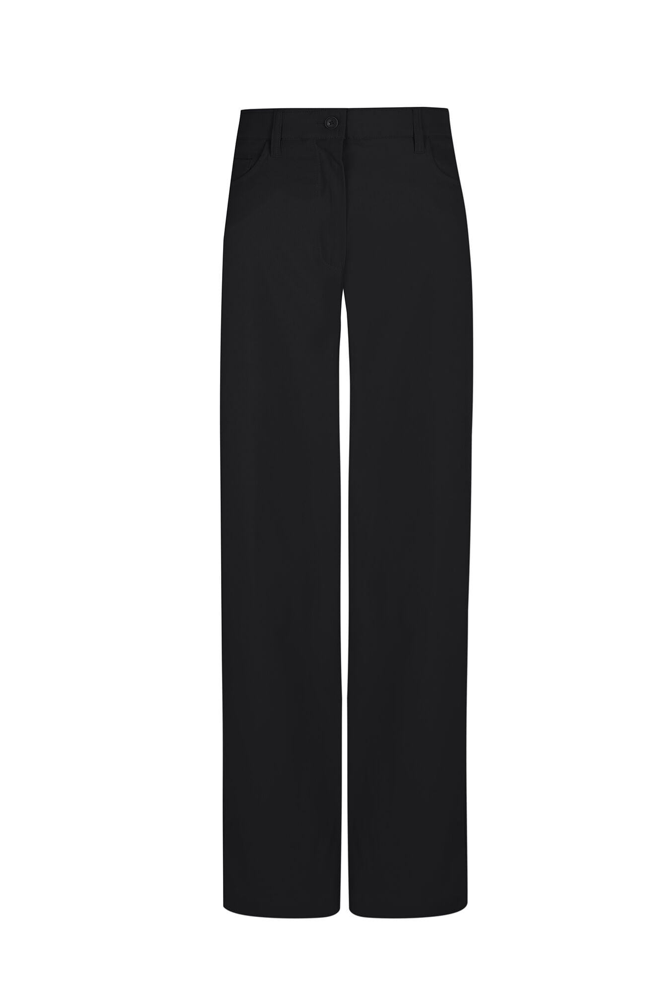 Pedro del Hierro Long pleated trousers Blue