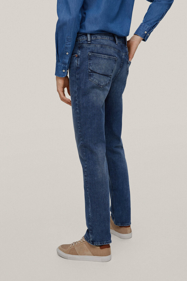 Pedro del Hierro Jeans premium flex corte regular Azul