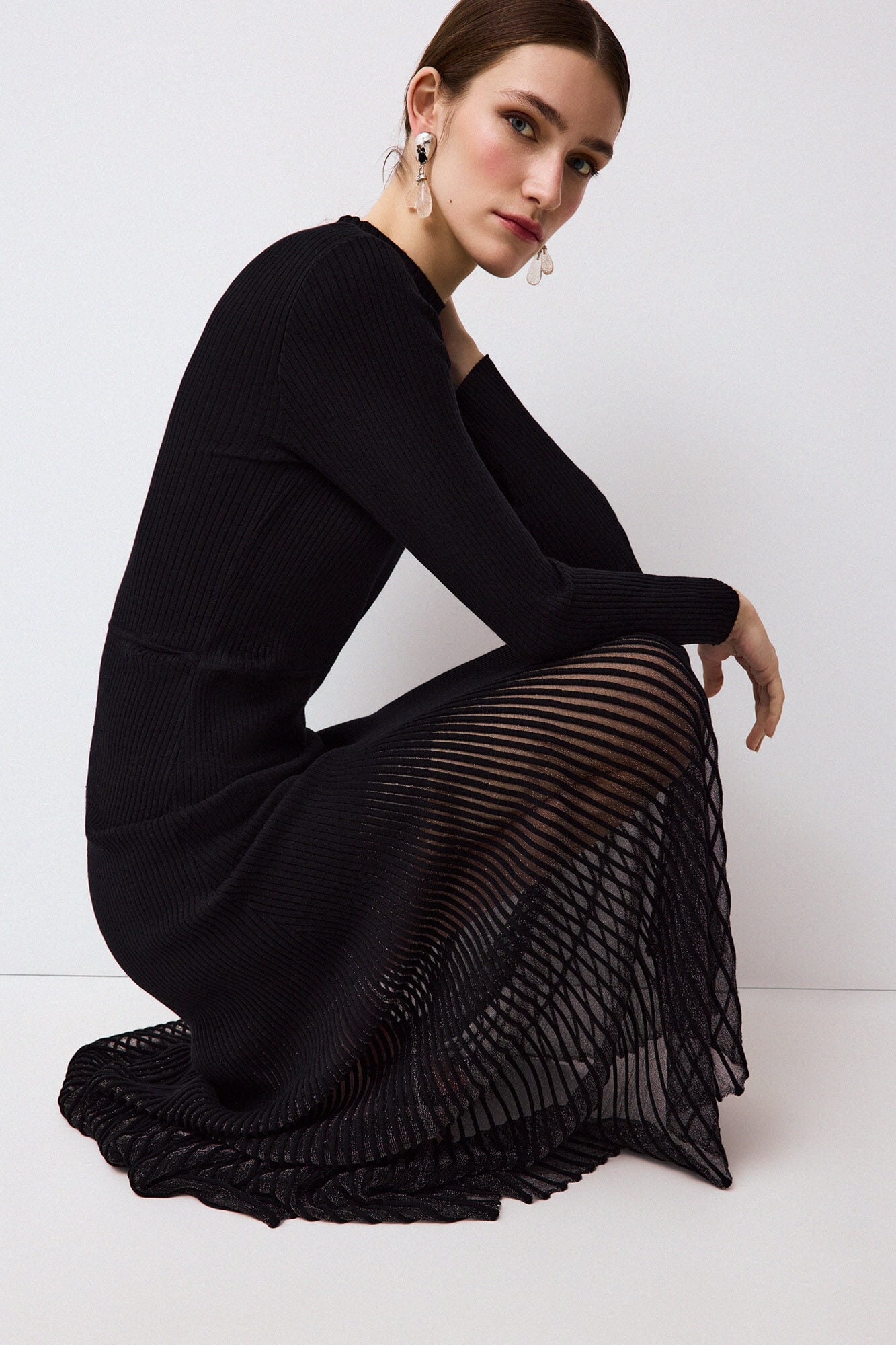 Pedro del Hierro Shimmer knit dress